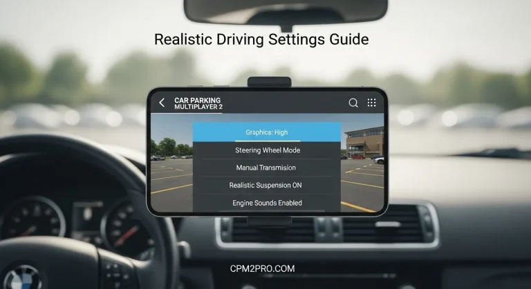 Best Realistic Driving Settings in Car Parking Multiplayer 2