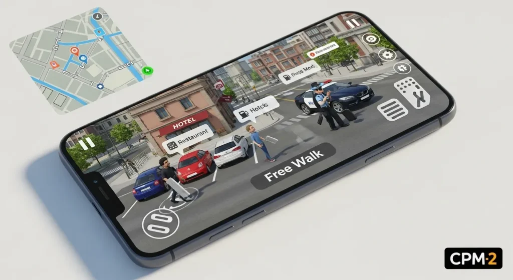 Explore the game in free walk mode.
Use police mode for more challenges.
Play this game to improve your parking and driving skills.
Meet with different players to get more drive experience.
Hotels and restaurants are available for the enjoyment of players.
Always keep a close eye on the map. It will help you navigate your routes in tricky situations.