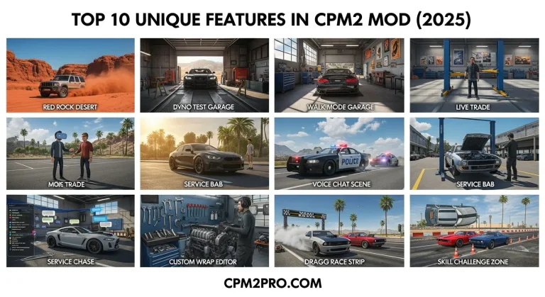 Top 10 Enhanced Features in Car Parking Multiplayer 2