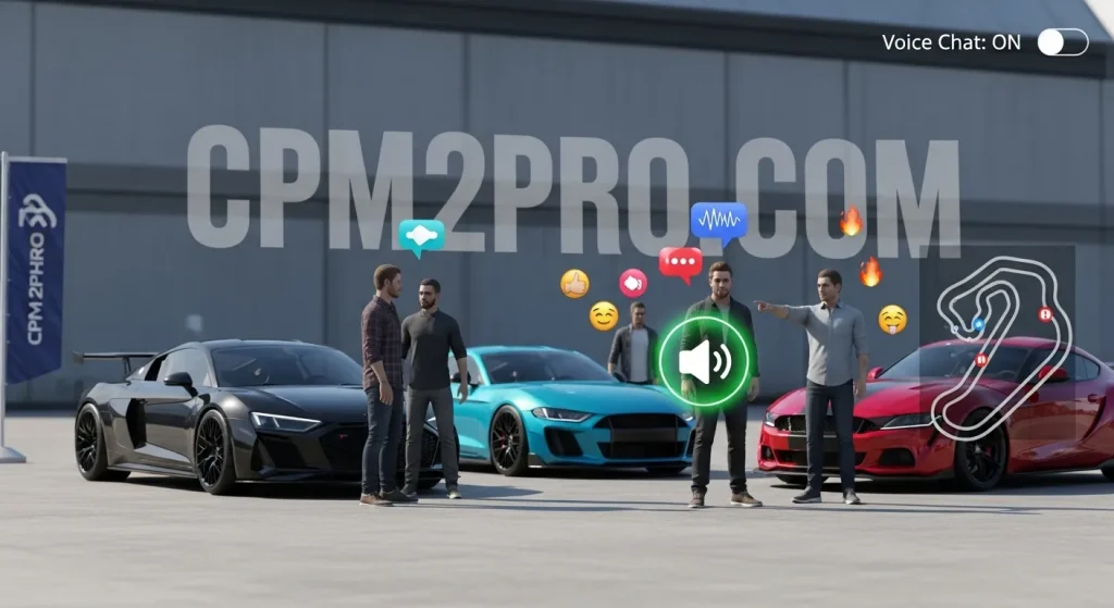 🗯️ Interactive Audio Chat

In Car Parking Multiplayer 2 Mod, voice chats allow players to communicate with each other at all times, boosting the game's social and interactive elements. They are essential for coordinating races, designing, and encouraging a sense of community.
