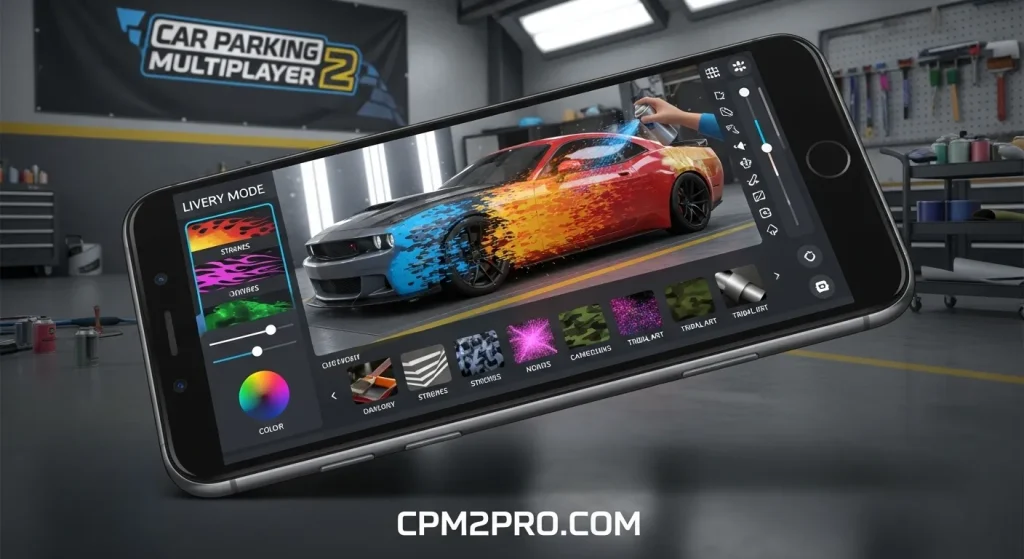 The car livery mode allows you to customize your vehicle with various paint jobs, decals, and wraps. This mode provides creative customization tools, enabling you to design unique and eye-catching liveries, whether you prefer a funky look or a sleek modern style.