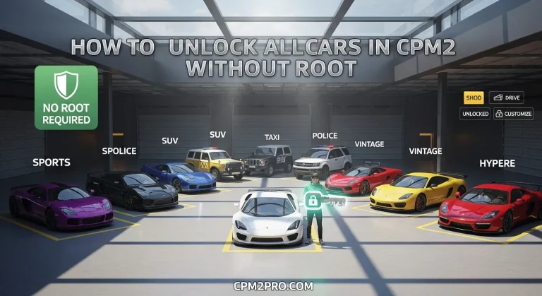 How to Unlock All Cars in CPM2 2 Without Root?